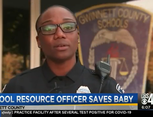 Gwinnett Officer saves baby after only two weeks on the job